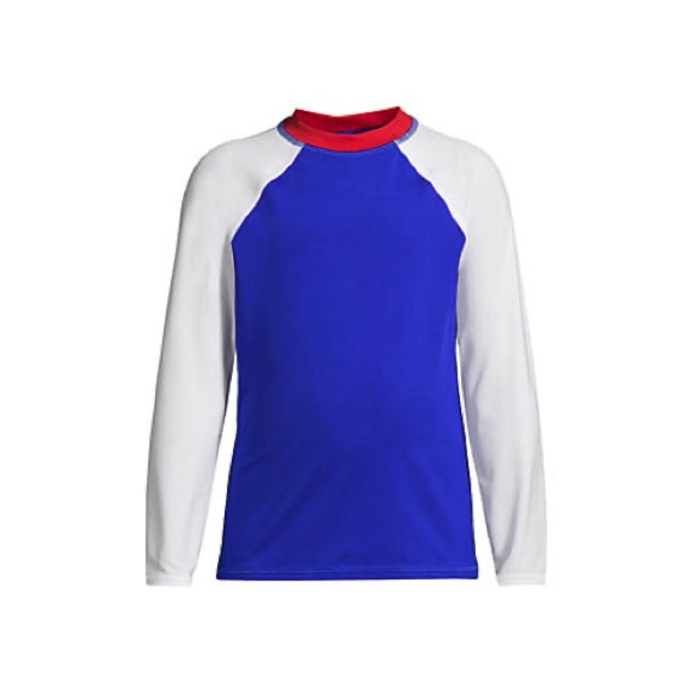 Lands End Boys Long Sleeve Rash Guard Size XXS (2-3)